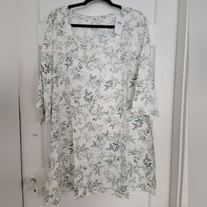 J.Jill Floral Print Tunic Top